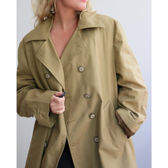 1960's Vintage Towncraft Houndstooth Overcoat // Men's LG to XXL Women's XL XXL - Picture 10 of 10